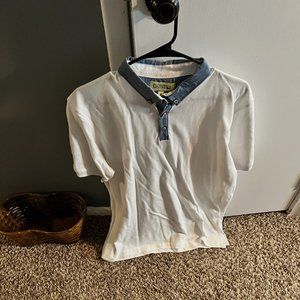 Dapper Boi - 2 Polos Size XL White and Blue